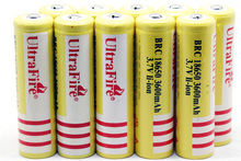 2015 New Direct Selling 10xultrafire 18650 3600mah 3 7v Rechargeable Battery