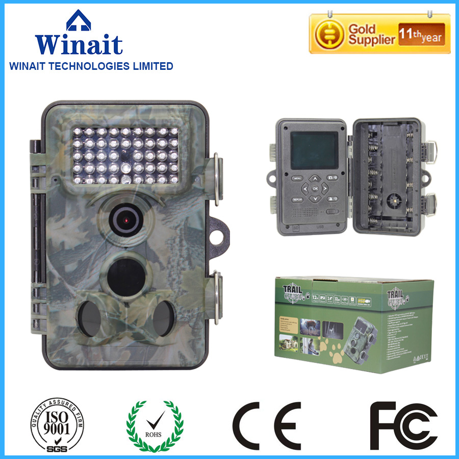 FreeShipping   12MP HD   Trail    IP54  LED Video Recorder