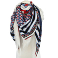 Ode To Joy New fashion Winter geometric print square Women Scarf men Pashmina Shawls and