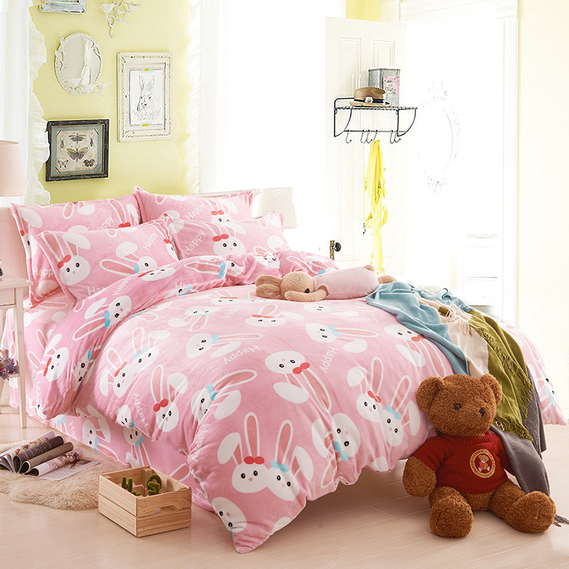 tesco pink bunny comforter