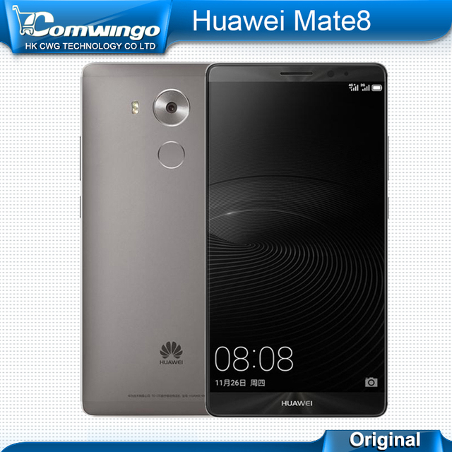 New Origanal Huawei Mate 8 NFC Fingerprint 6 inch 16MP Camera Mobile Phone 4GB RAM 128GB ROM 1920X1080 Octa Core 4G LTE Dual SIM