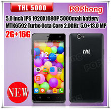 THL 5000 MTK6592 Turbo Octa Core 2.0GHz 2GB RAM 5.0”1920*1080 Mobile Phone Android 4.4 Battery 5000mAh
