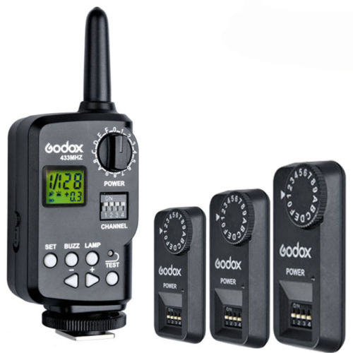 Godox Wireless Control Flash Trigger FT-16S for Godox VING V850 V860C V860N  with 3 Receivers