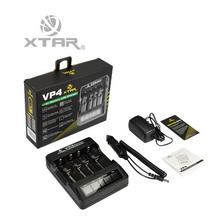 XTAR VP4 LCD Display charger for 10440/16340/14500/18350/18500/18650 two 26650 Li-ion Battery Charging