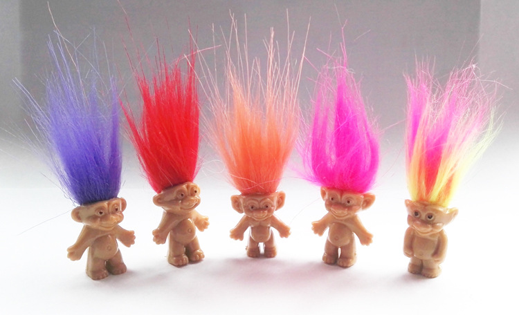 Hair Troll Family Members Daddy Mummy Baby Boys Girls Dam Anime Trolls 