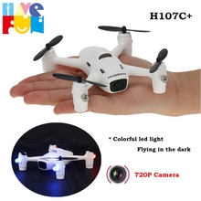 Mini Drones Hubsan X4 Hexacopter Camera Plus H107C+ 2.4G 4CH RC Quadcopter with Camera Led Light Helicopter dron