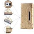 Cell Phone Case For Samsung S6 edge Phone Case Card Maple Leaves Flower Holder Wallet PU
