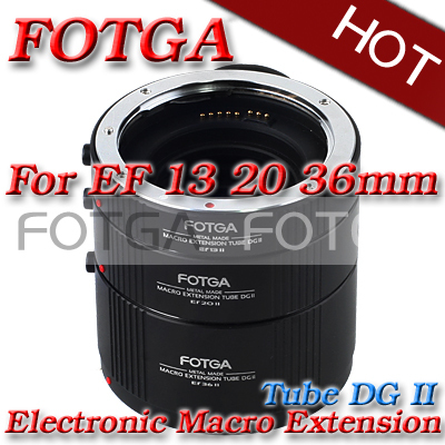 FOTGA METAL Macro Automatic Extension Tube Set DG for CANON EF EFS Lens 13mm 20mm 36mm