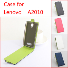 4 Styles lenovo a2010  Pro Case Customize Genuine Flip Leather Smartphone Cover lenovo a2010 Vintage Hit Color With Card Wallet