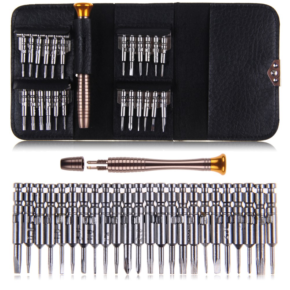 New 25 in 1 Precision Torx Screwdriver Cell Phone Wallet Repair Tool Set For iPhone Cellphone Electronics PC
