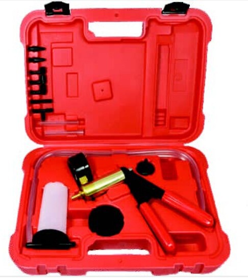 4 Professional Auto Repair Tools Vacuum Tester and Brake Bleeder Kit Suit for All Engine Types,also Diesel