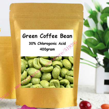 400gram Green Coffee Bean Extract Powder 30 Chlorogenic Acid Eating Food Supplement free shipping