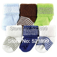 6pairs lot USA Luvable Friends 6 Pack Baby Newborn Socks 0 3M Cotton Baby Socks Market