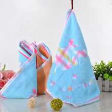 1pcs 34x34cm Baby Face Towel Newborn Cotton Handkerchief Kids Cartoon Elephant Soft Feeding Burp Cloth Saliva Bath Towel BY656