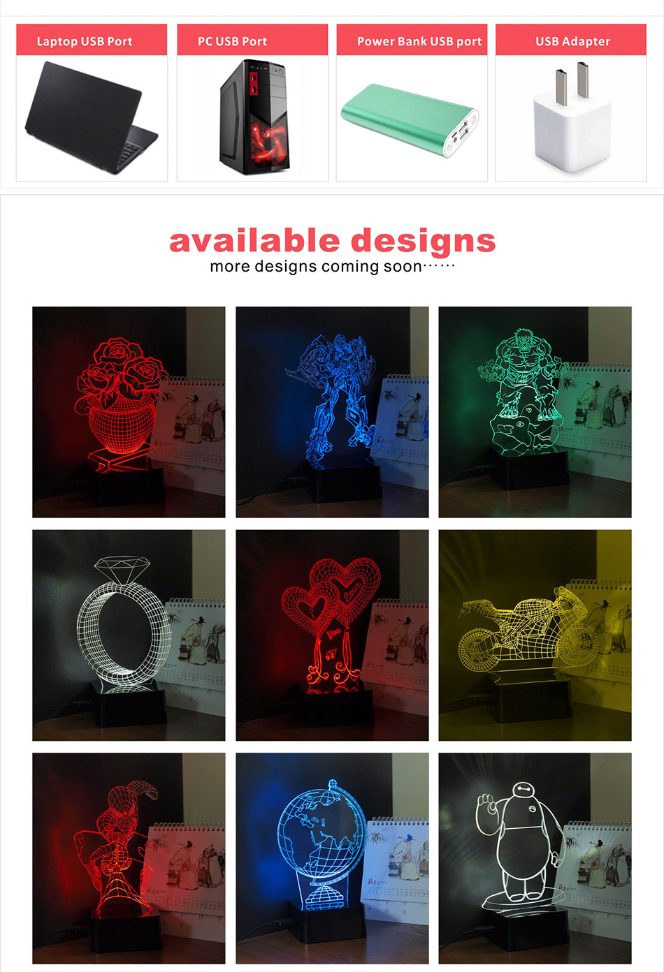 3D Engraving Usb Night Light Lamp DC Touch Led Table LAMP Jesus Decoration Nightlights for kids (6)