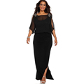 2016 plus size dress womens sexy dresses party night club Sexy black dress autumn Square Collar