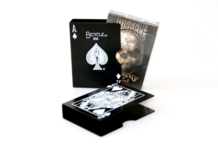 Stainless steel black bicycle card clip playing card holder accesory magic tricks magic props