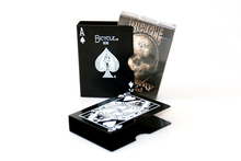 Stainless steel black bicycle card clip playing card holder accesory magic tricks magic props
