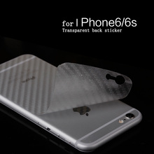 2016NEW Matte transparent olny back stickers for iphone 66s in mobile screen protector highscreen carbon fiber free shipping