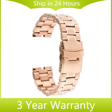 22mm Watch Band Clasp Buckle Bracelet Strap Replacement for Motorola Moto 360 1 1st Gen 2014 Smartwatch Black Rose Gold Silver