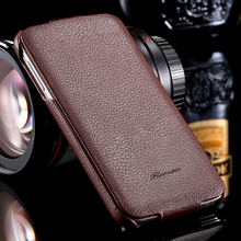 For S5 Luxury Vertical Flip Genuine Leather Case for Samsung Galaxy S5 Lychee Pattern With Fashion