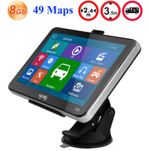 Xgody 704 7 inch Car GPS Navigation 8GB Truck Sat Nav GPS Navigator Europe Navigasyon with Sunshade Lifetime Free Map Update