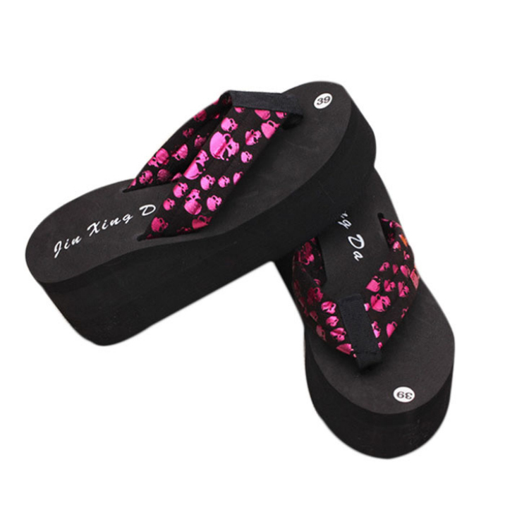 best deal quality summer fashion skull print sandal platform wedges flip flops home best deal quality summer fashion skull print sandal platform wedges flip flops home