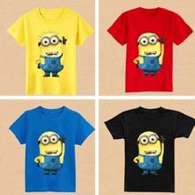 Baby Boys Girls T Shirt Children Clothing Cartoon Despicable Me Minions Clothes children s clothing t