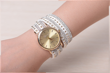 New Popular Diamond Jewelry Quartz Watch Women Dress Watches Relogio Feminino Fashion Ladies Geneva Bracelet Watch