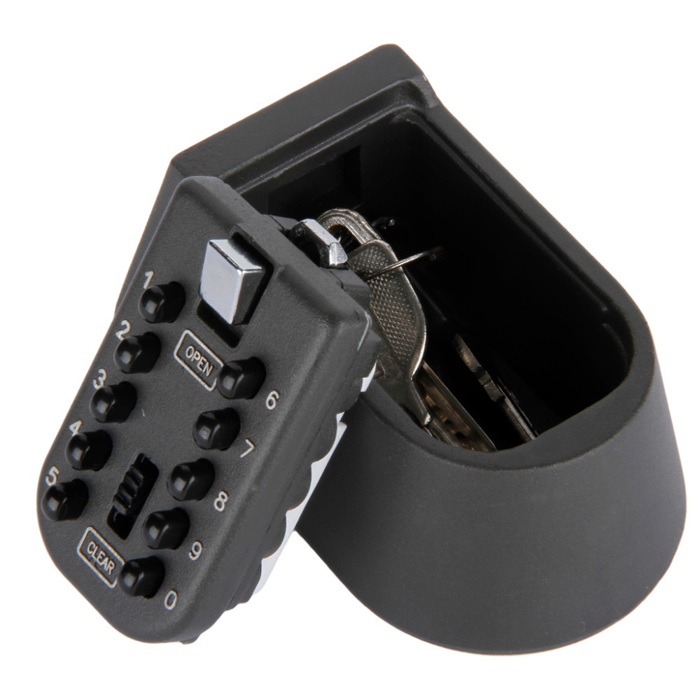 Digital Wall Mount Key Storage Box Combination Lock Zinc Alloy 10Keys Security Organizer Boxes Combination key safe wall mounted