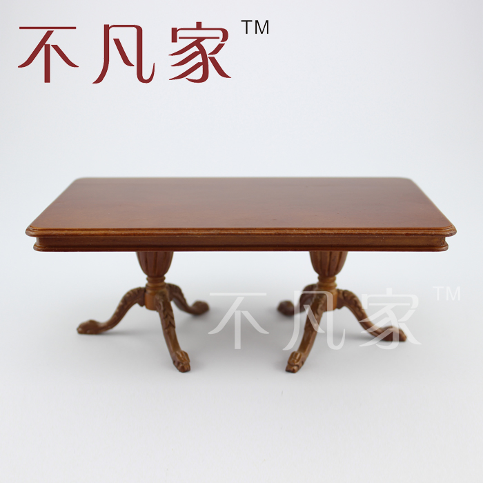 Dollhouse 1:12 scale miniature furniture Superb carved dining table