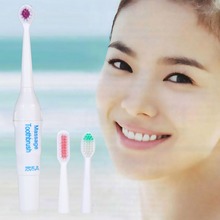 New Design Electric Toothbrush Waterproof Rotary Toothbrush + 3 Nozzles Soft Brush Heads Oral Hygiene Dental Care C #1JT