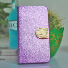 Shiny Flip Leather Phone Case Lenovo S860 Smartphone Case For Lenovo S860 With Card Holder And