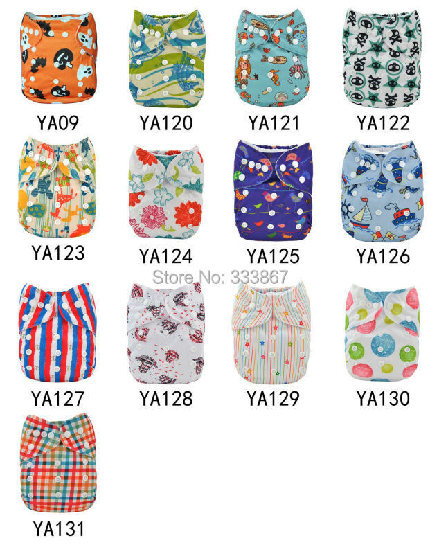 1 Insert ALVA Baby Clothes Diapers One Size Pocket Reusable Washable Nappy 