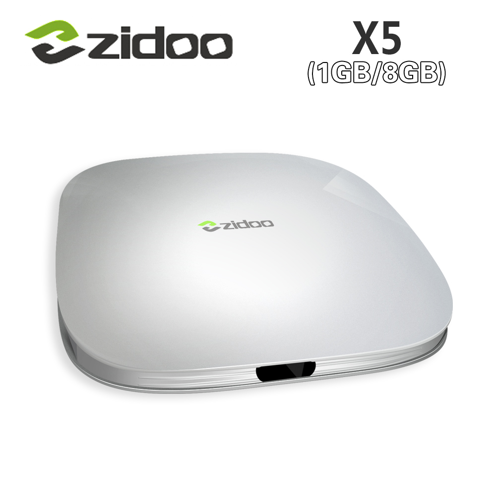 [Genuine] ZIDOO X5 Amlogic S905 Android 5.1 Lollipop Quad Core TV Box 1GB/8GB H.265 2.4GHz WiFi BT HDMI2.0 KODI Pre-installed