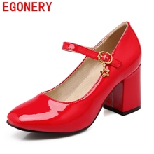 fashion Mary Jane platform pumps women’s high heels wedding shoes woman ladies black white red nude pumps lady dress dance shoes