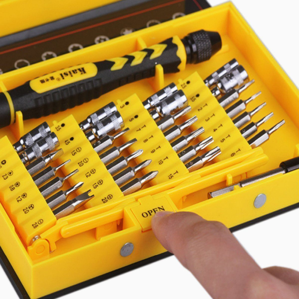 Deluxe Cell Phone Repair Tool Kits Kaisi 3801 38 in 1 Professional Multifunctional Computer Phone Repair Tool Set Repair Kits