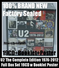 U2 The Complete Edition 19 Booklet Poster Full Box Se t Complete