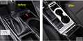 Interior For Hyundai Tucson 2016 Chrome Water Cup Holder Frame Cover trim 1 pcs