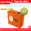 free shipping new version sigma box with 9 cables with Pack 1 activation for t MTK