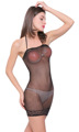 Sexy women burst milk tight fishnet perspective underwear dress package hip skirt uniforms babydoll lingerie sexy