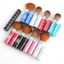 Portable Pro Leopard Beauty Makeup Cosmetic Face Cheek Foundation Powder Brush Hot Free Shipping