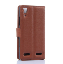 new wallet Leather cell phone Case For Lenovo lemon k3 A6000 Luxury litchi texture flip cover