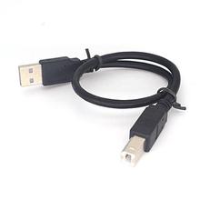 High Speed USB 2.0 Type A to B Type Male to Male Scanner Printer HDD Cable am to bm Sync Data Charging Cord 30cm 1ft 0.3m