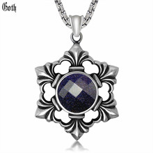 2016 Limited New Kolye Chrysocolla Fashion Natural Of David Large Gravel Satellite Pendulum Pendant Couple Models Free Shipping