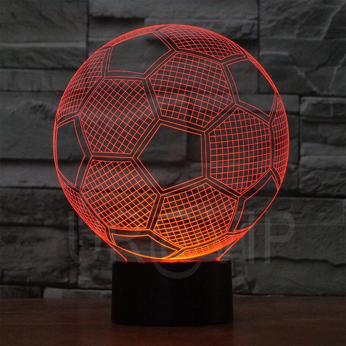 JC-2882 Amazing 3D Illusion led Table Lamp Night Light with football shape (3)