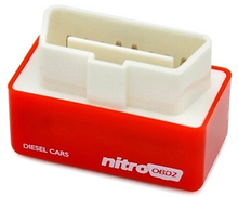 New Arrival NitroOBD2 Red Chip Tuning Box For Diesel Cars Nitro OBD2 Performance Plug and Drive Fuel Economizer More Power