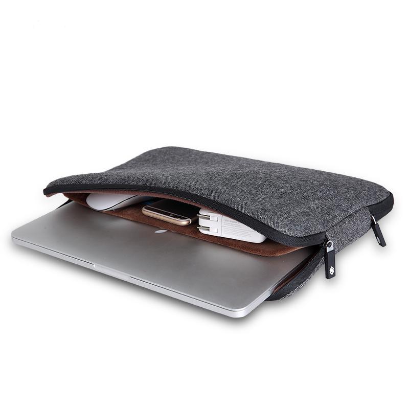 11 13 15 Inch Laptop Sleeve For Macbook Soft Felt Case Notebook and Free Macbook Keyboard Cover Laptop Bag Computer Case
