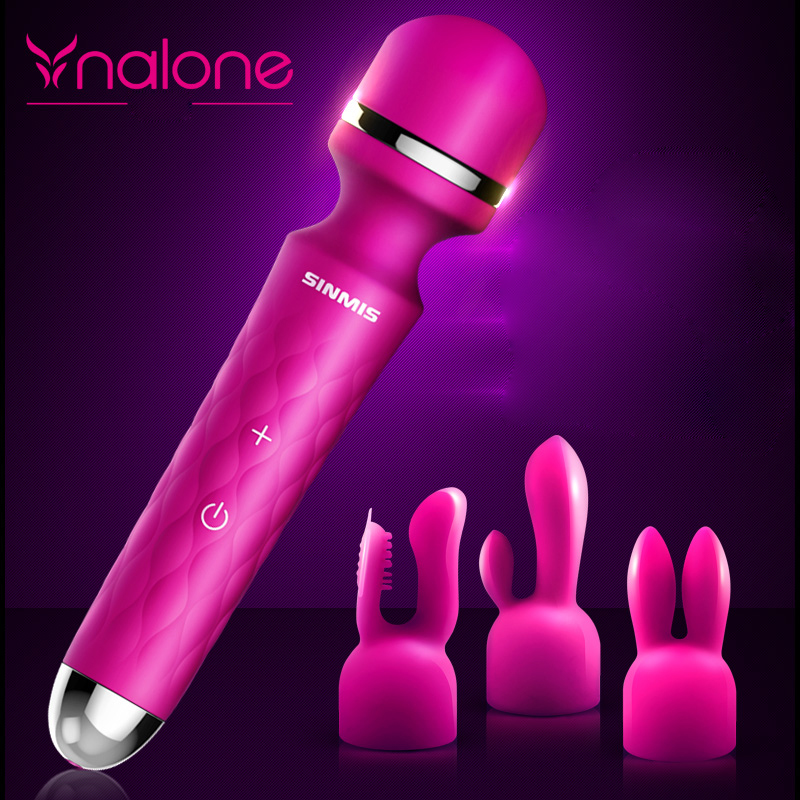 2014 Nalone USB Recharge 7 Speed AV Wand Body Massager Vibrator Masturbator Adult Sex Toy Sex Product For Women