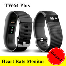 2016 Fashion Heart Rate Monitor Smart Band Inteligente Pulse New Smartband Sport Wristband OLED Display Smart Bracelet TW64 Plus